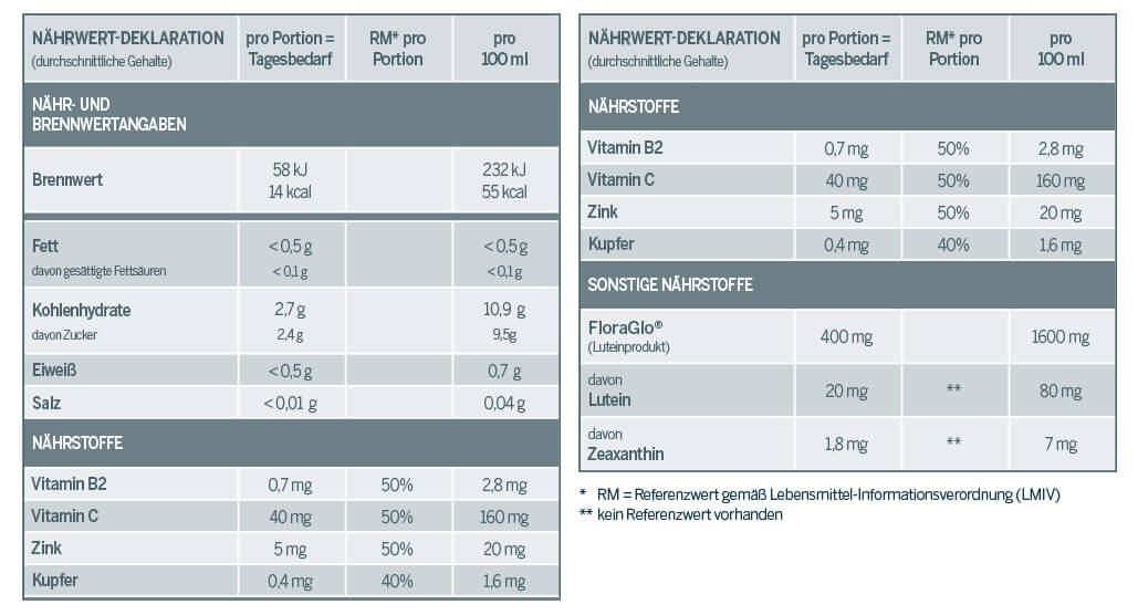 EAGLE EYE LUTEIN 20 VISION DRINK