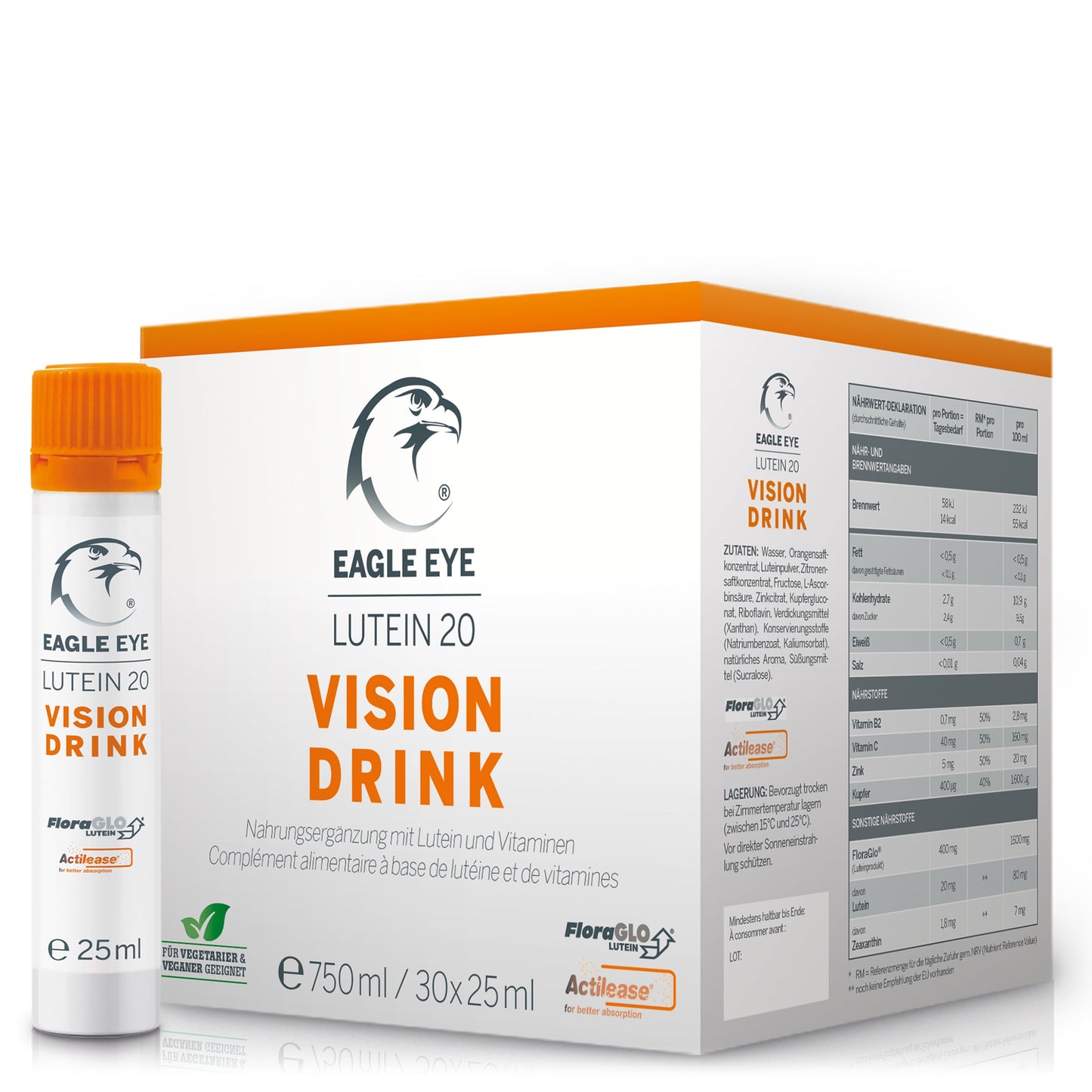 EAGLE EYE LUTEIN 20 VISION DRINK