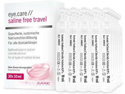eye.care // saline free travel Ampullen